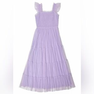 Trixxi Girl Lavender Tiered Maxi Dress